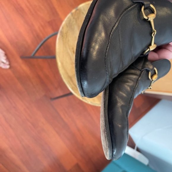 Gucci Jordaan Leather Loafers - Size 10 US main image 4